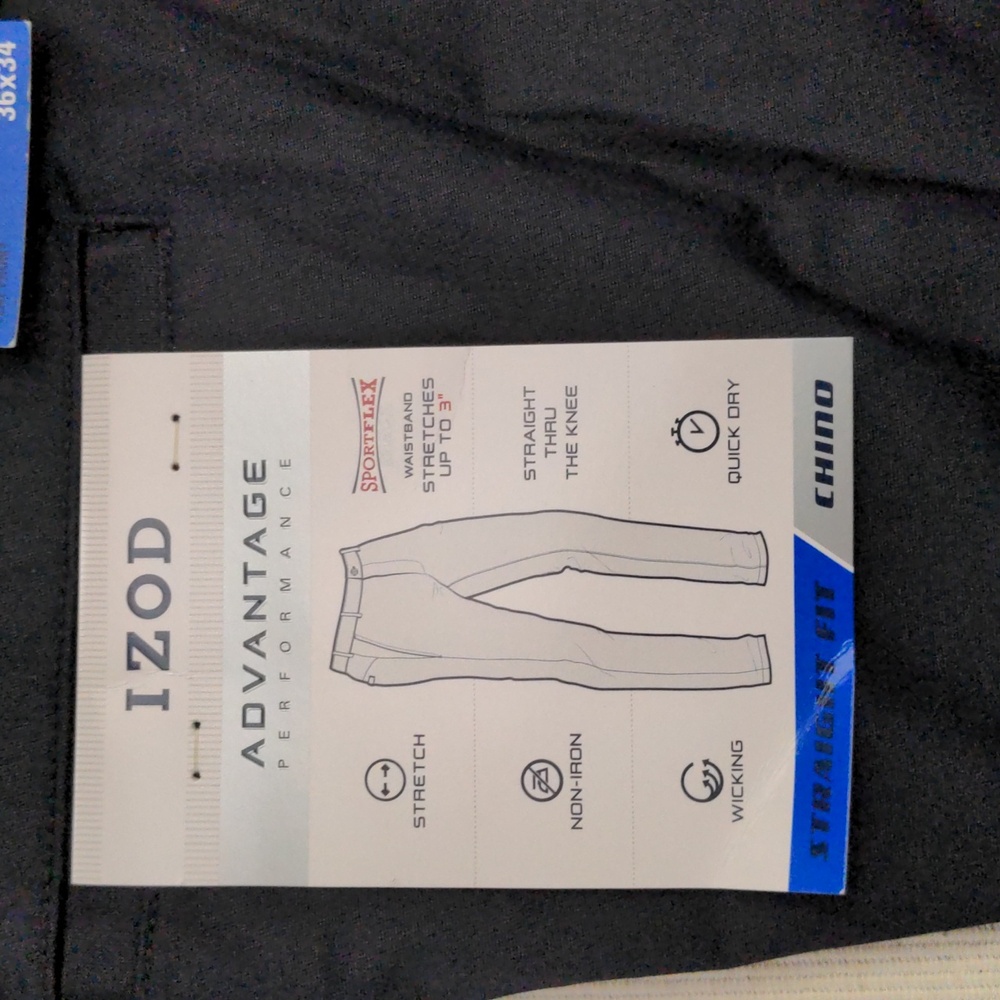 Izod Flat Front Chinos